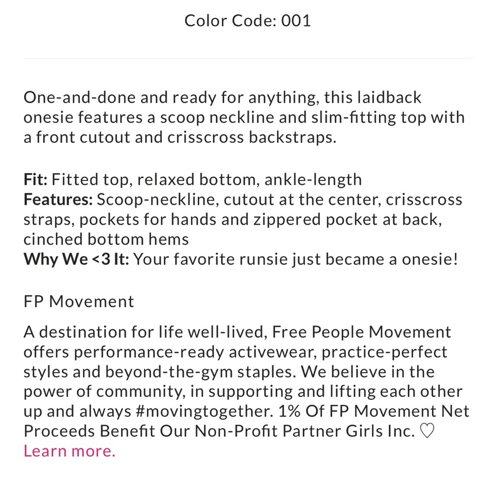 Free People Movement Onesie - Picture 7 of 8